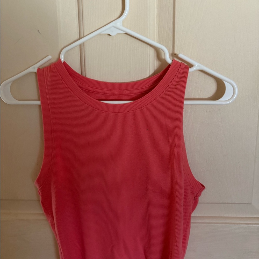 American Eagle Outfitters Pink Sleeveless Tank Top